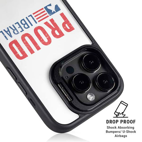 Proud Liberal iPhone 14 Pro Kickstand Case